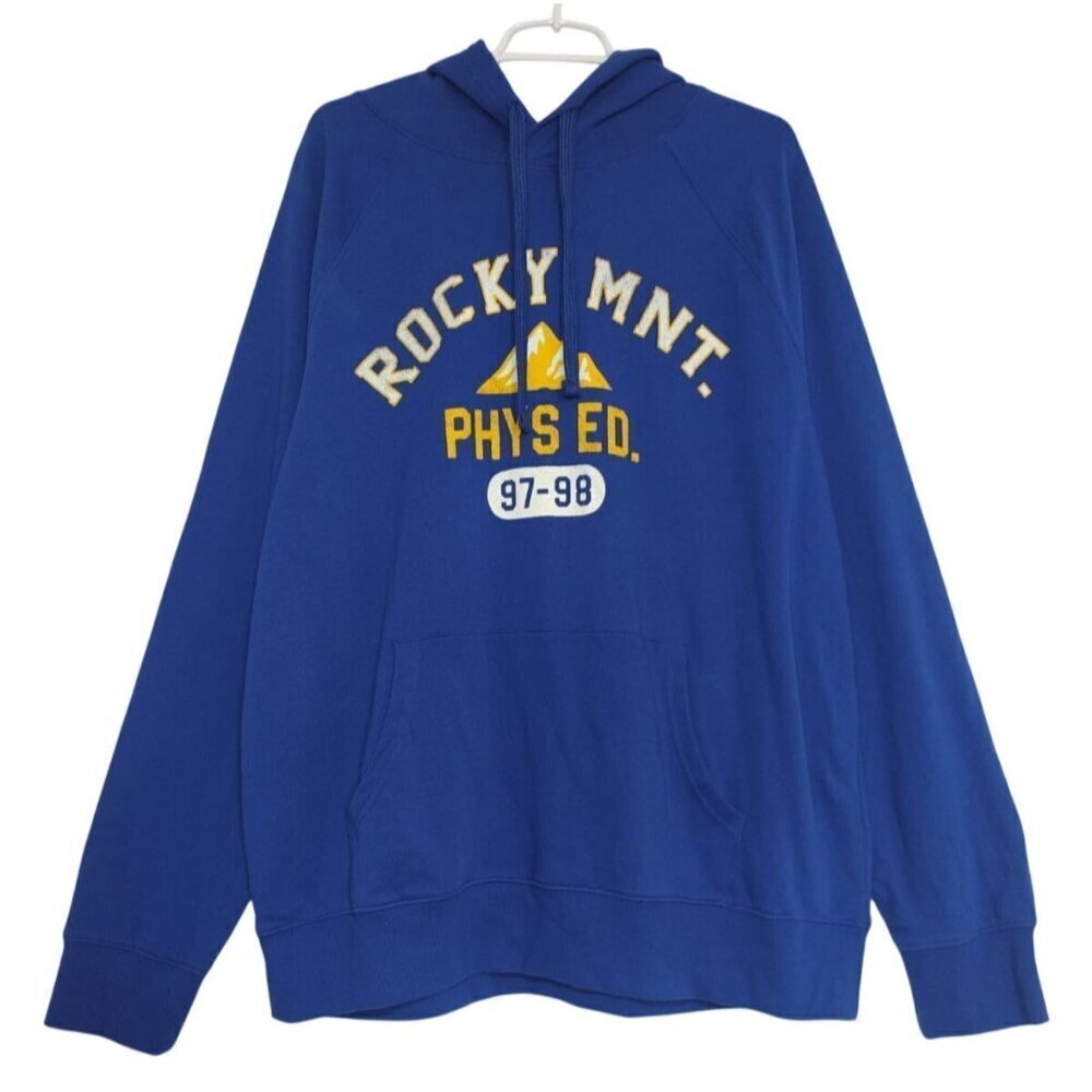 Goodfellow & Co Blue Rocky Mnt Phys Ed 97-98 Hoodie XL 100% Cotton. NWT